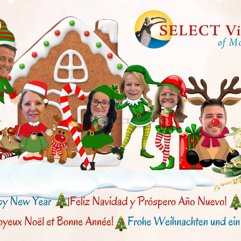 Het team van Select Villas wenst jou en je dierbaren een vrolijk en vredig feestseizoen