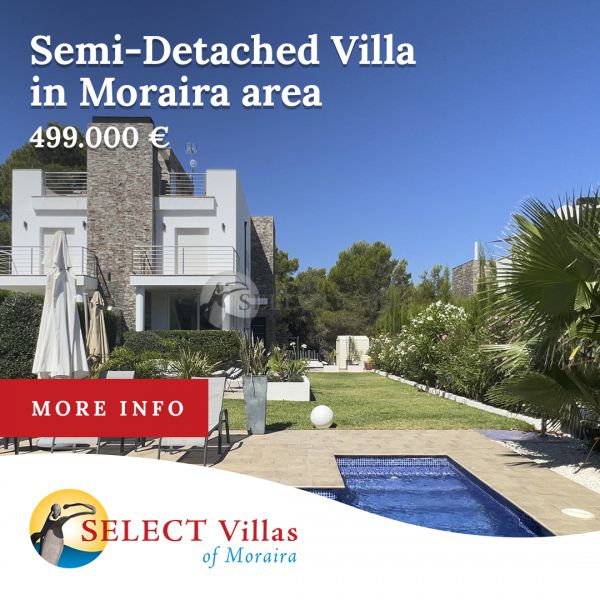 Heeft u het landschap rondom deze villa in Benimeit (Moraira) al gezien? Je zult het heerlijk vinden om midden in de natuur te wonen